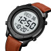 Skmei 1864LBNWT Brown-White Leather