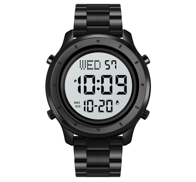 Skmei 1864SBKWT Black-White Steel