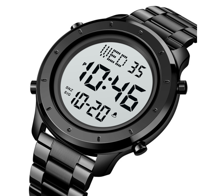 Skmei 1864SBKWT Black-White Steel