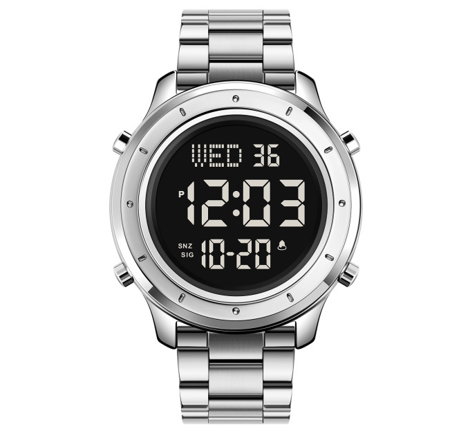 Skmei 1864SGSIBK Silver-Black Steel