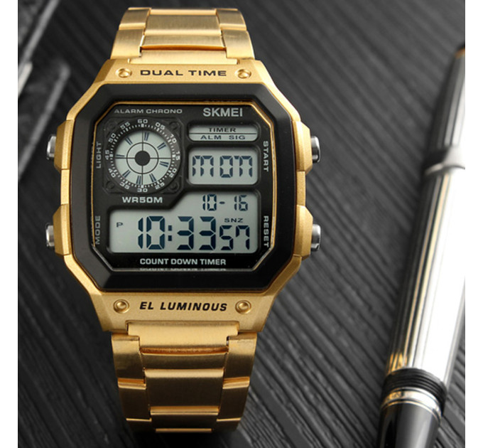 Skmei 1335GD Gold