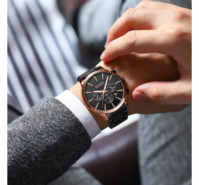 Curren 8435 Gold-Black