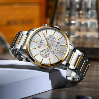 Curren 8435 Silver-Gold-Silver