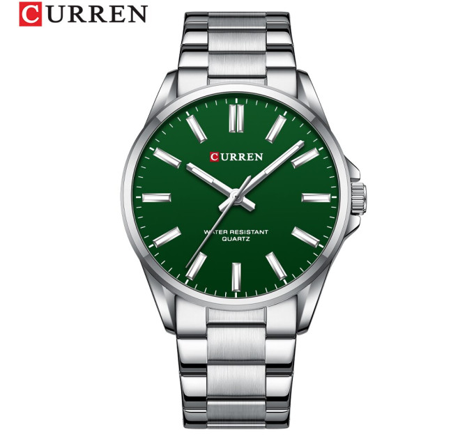 Curren 9090 Silver-Green