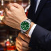 Curren 9090 Silver-Green
