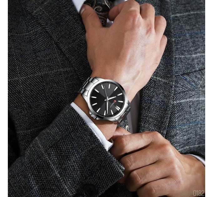 Curren 8322 Silver-Black