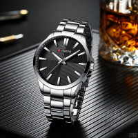 Curren 8322 Silver-Black
