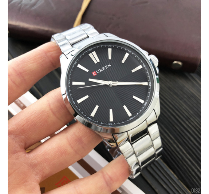 Curren 8322 Silver-Black