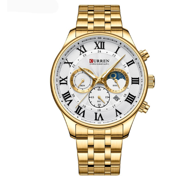 Curren 8427 Gold-White