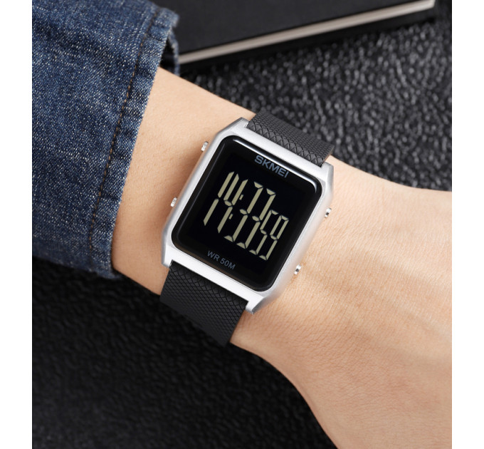 Skmei 1866SIBK Silver-Black