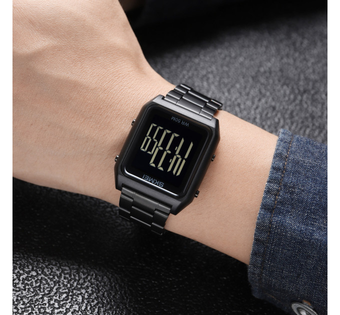 Skmei 1879BKBK Black-Black STOPPED