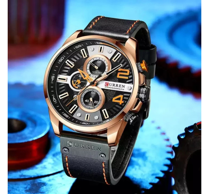 Curren 8393 Gold-Black