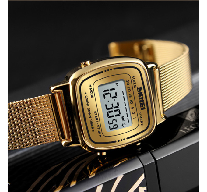Skmei 1901MHGD Gold Mesh