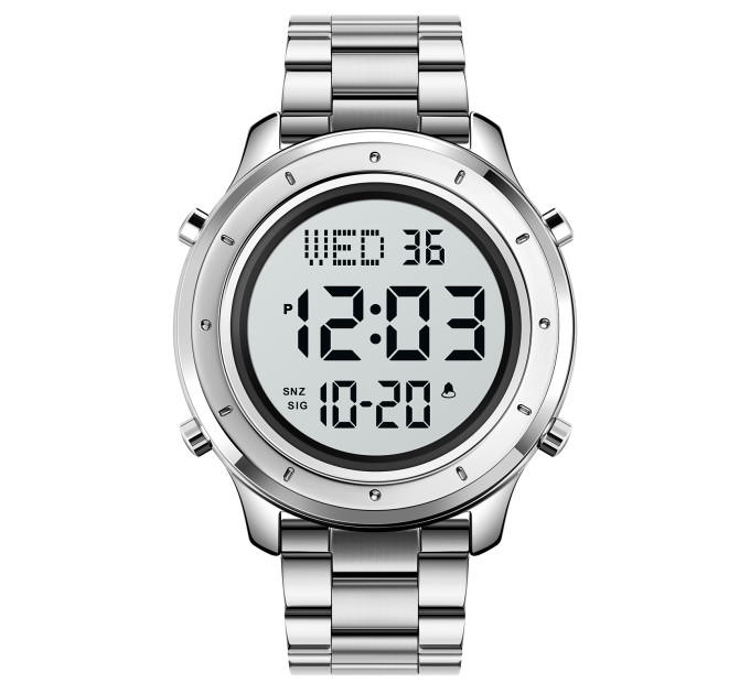 Skmei 1864SSIWT Silver/White Steel