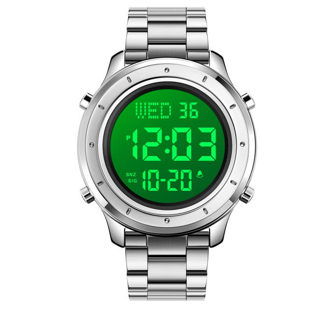 Skmei 1864SSIWT Silver/White Steel