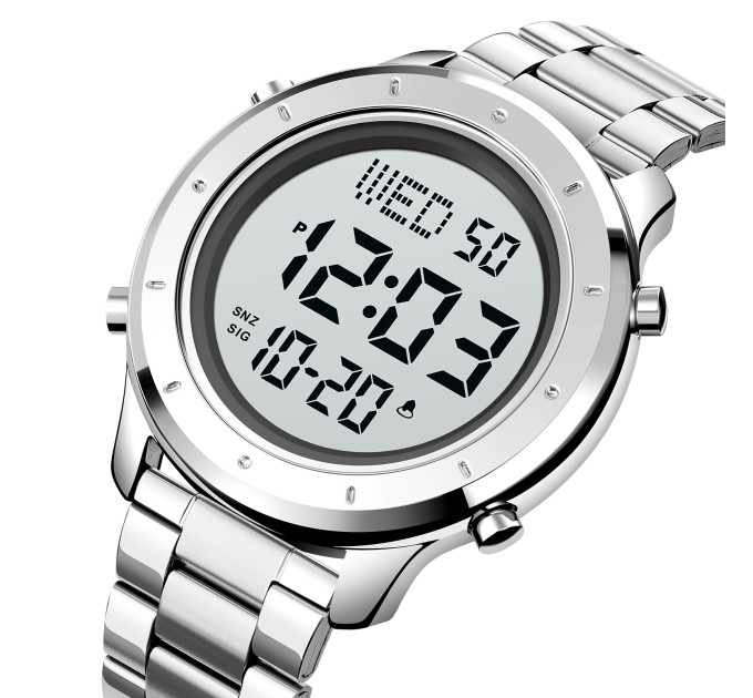 Skmei 1864SSIWT Silver/White Steel