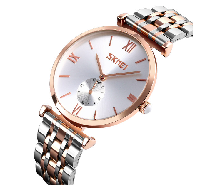Skmei 9198TRGSI-B Rose Gold-Silver/Silver MenMen