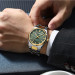 Curren 8439 Silver-Gold-Green