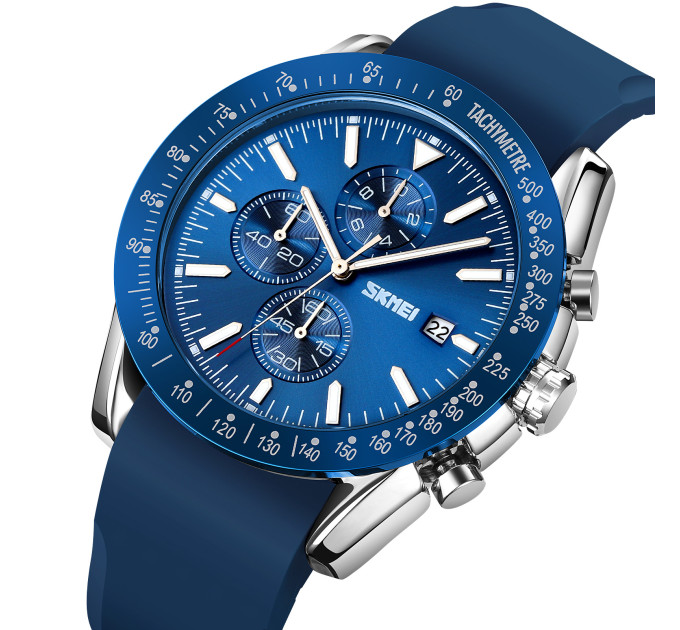Skmei 9253PSIBU Silver-Blue Sil
