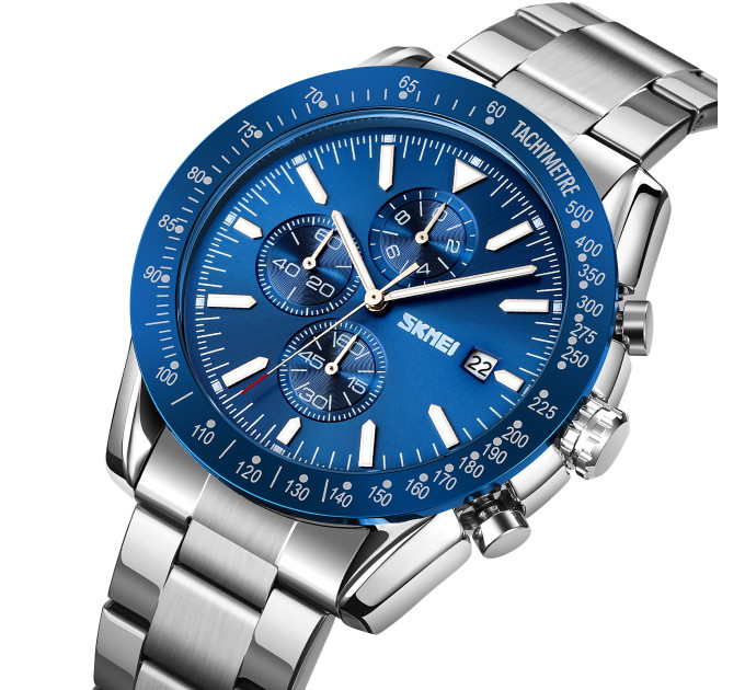 Skmei 9253SIBU Silver-Blue SALE