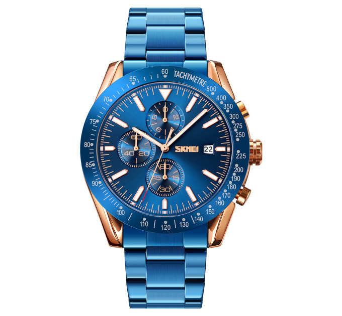 Skmei 9253RGBU Rose Gold-Blue SALE