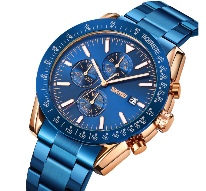 Skmei 9253RGBU Rose Gold-Blue SALE