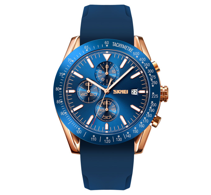 Skmei 9253PRGBU Rose Gold-Blue Sil