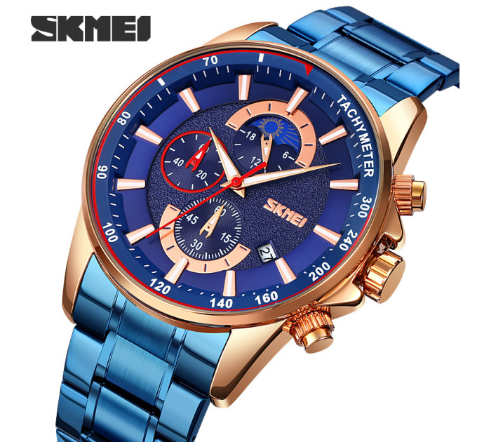 Skmei 9250RGBU Rose Gold-Blue SALE