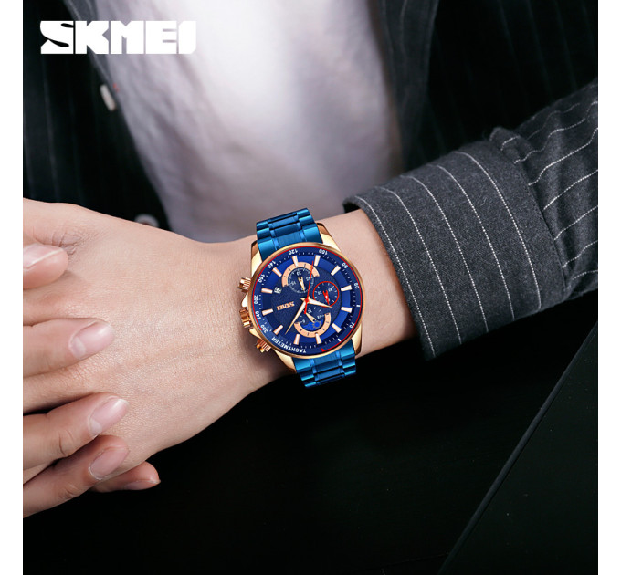 Skmei 9250RGBU Rose Gold-Blue SALE
