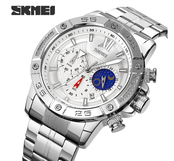 Skmei 9235SISI Silver-Silver