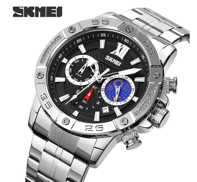 Skmei 9235SIBK Silver-Black