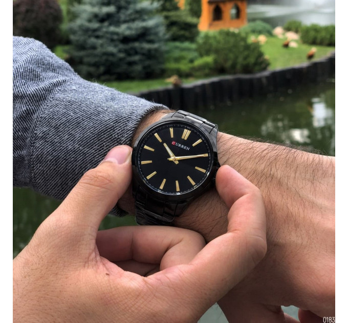 Curren 8322 Black-Gold