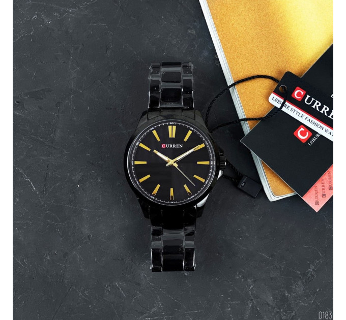Curren 8322 Black-Gold