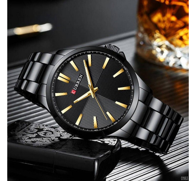 Curren 8322 Black-Gold