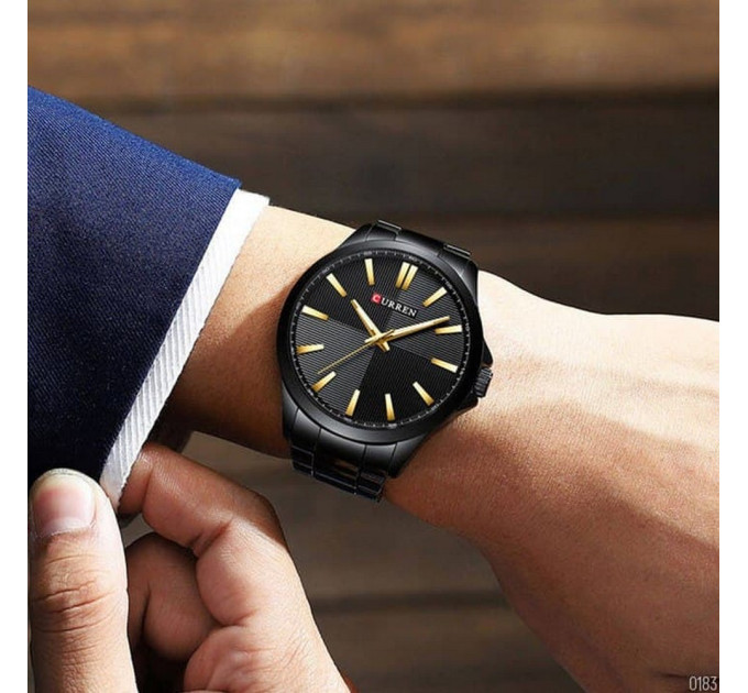Curren 8322 Black-Gold