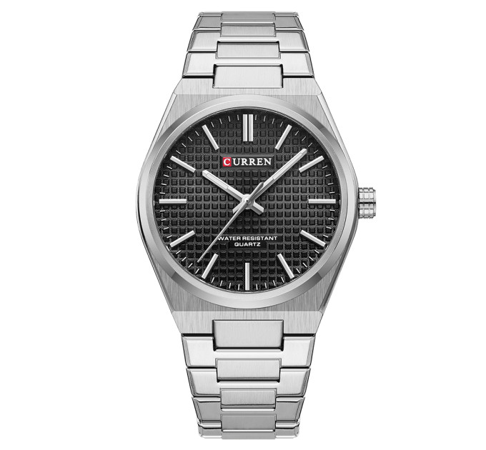 Curren 8439 Silver-Black