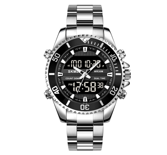 Skmei 1850SIBK Silver-Black