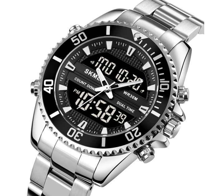 Skmei 1850SIBK Silver-Black