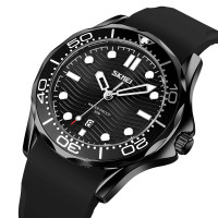 Skmei 9276PBKBK Black-Black Silicone Strap