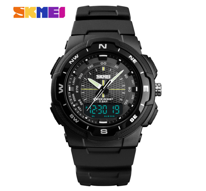 Skmei 1454BKBK Black-Black