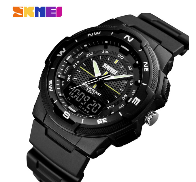Skmei 1454BKBK Black-Black