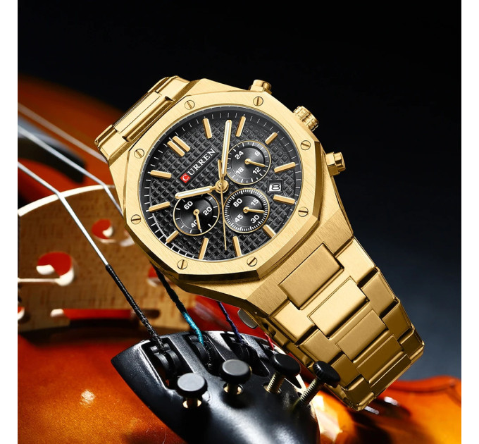 Curren 8440 Gold-Black