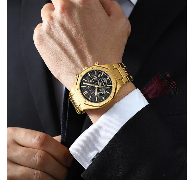 Curren 8440 Gold-Black