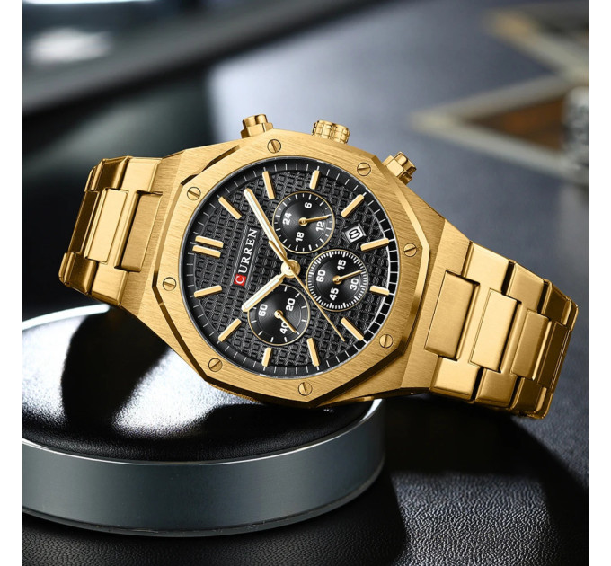 Curren 8440 Gold-Black