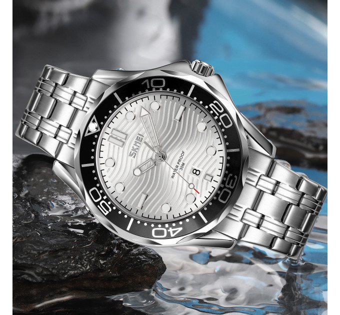 Skmei 9276SSISI Silver-Silver Steel Strap