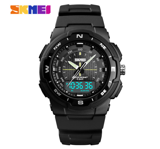 Skmei 1454BKWT Black-White