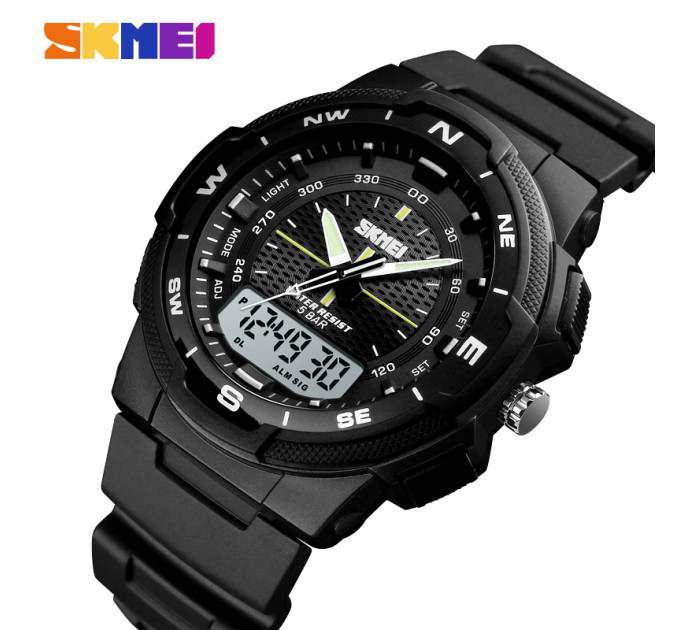 Skmei 1454BKWT Black-White