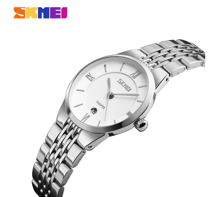 Skmei 9139WTSI-S White-Silver S