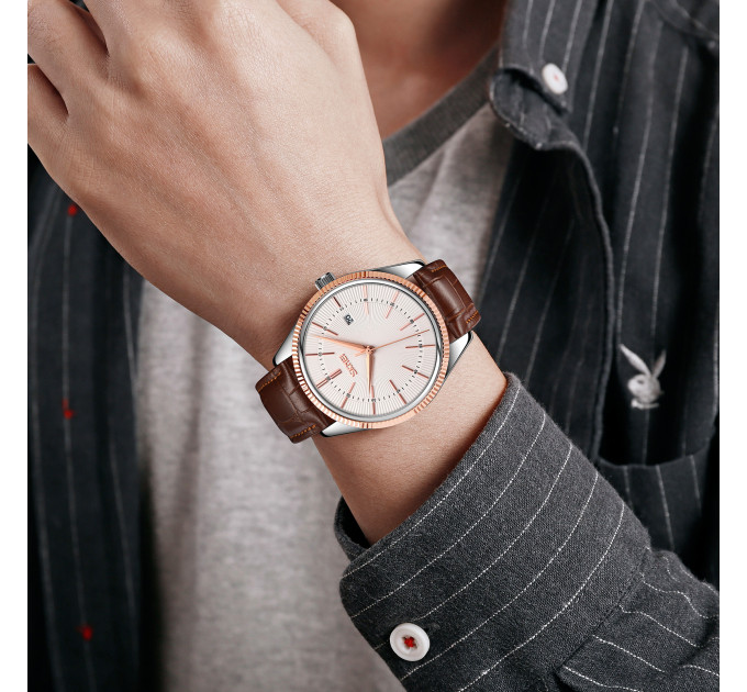 Skmei 9298TRGSI Rose-Gold Silver