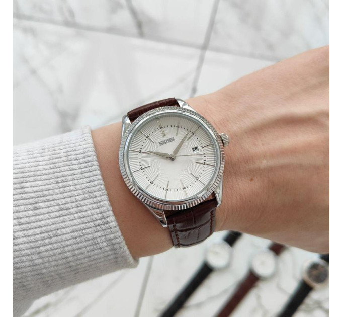 Skmei 9298SISIBN Silver Silver-Brown SALE